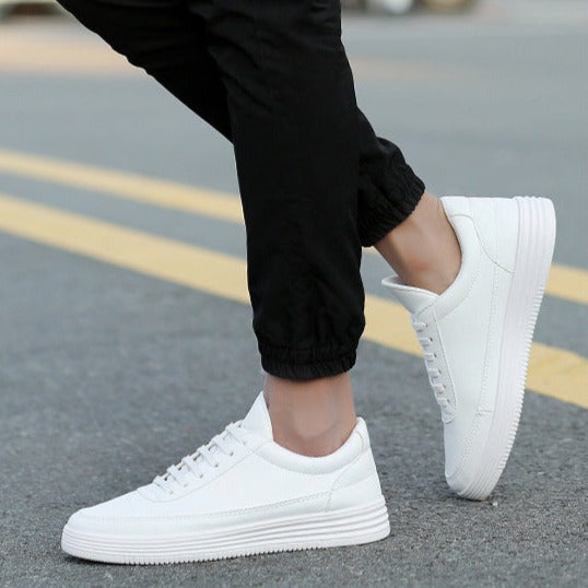 Apex Slim Leather Sneakers