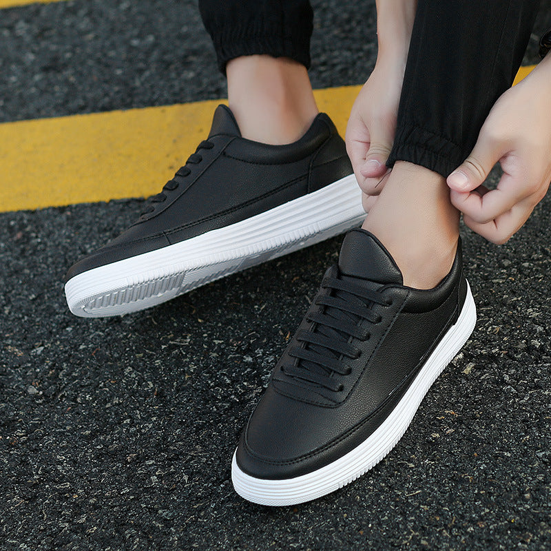 Apex Slim Leather Sneakers