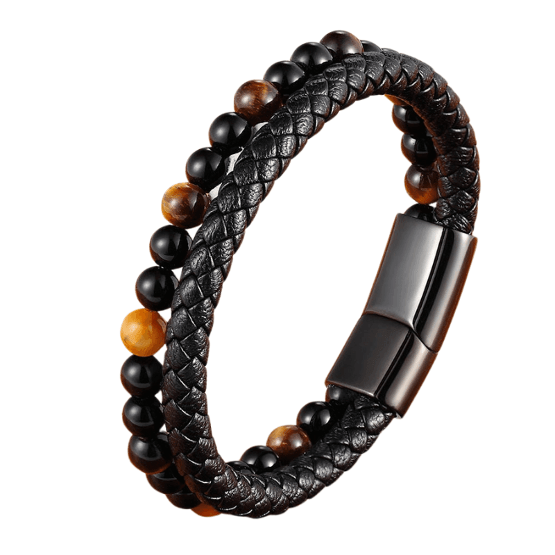 Distinctive Leather Men’s Bracelet