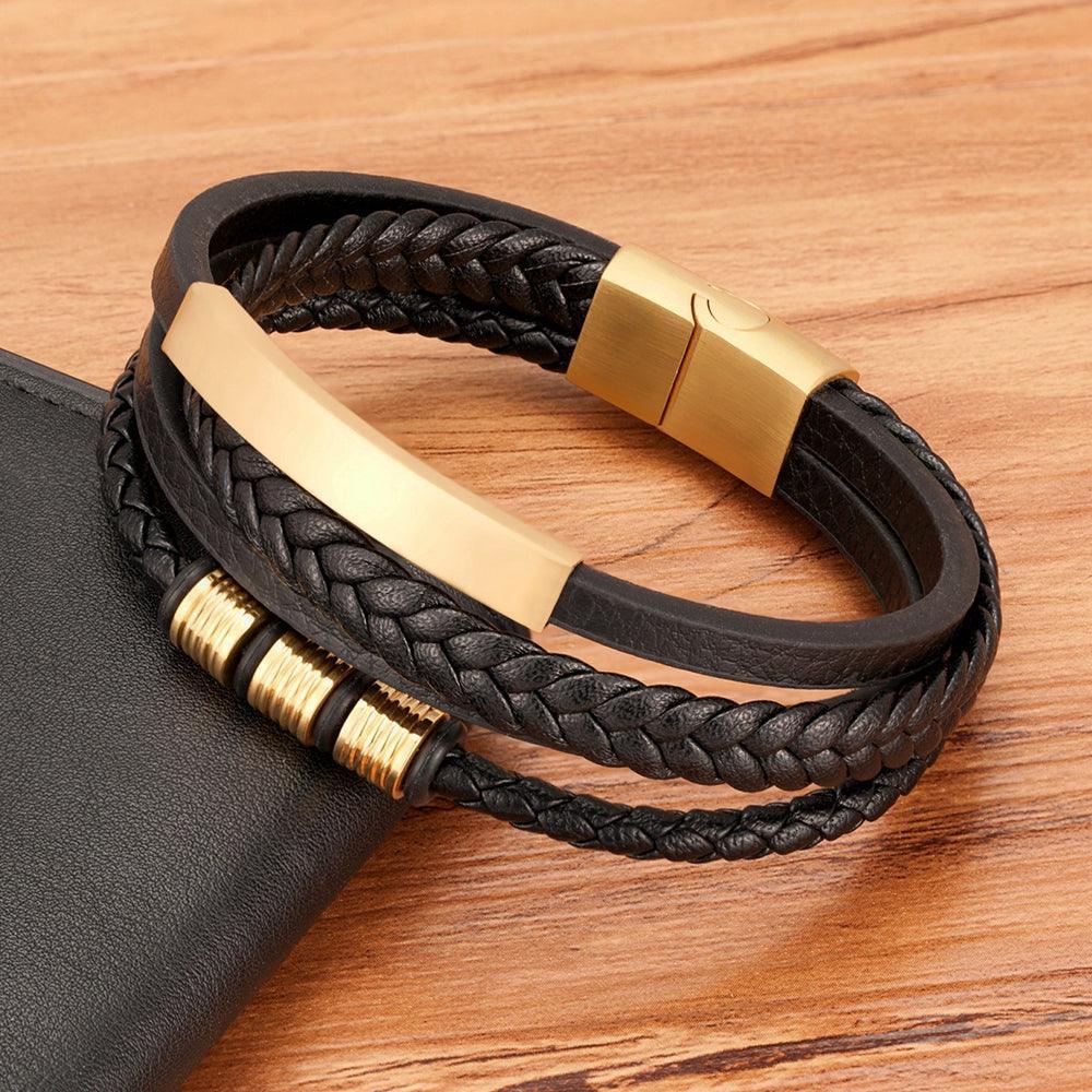 Style Wallet Leather Men’s Bracelet
