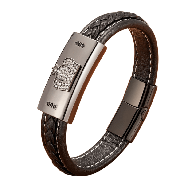 King Leather Men’s Bracelet