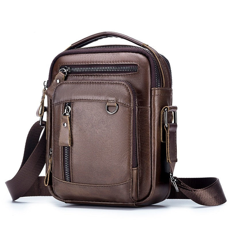 Small Genuine Leather Men’s Bag