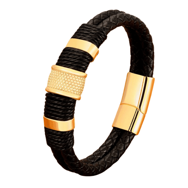 Luxury Leather Men’s Bracelet